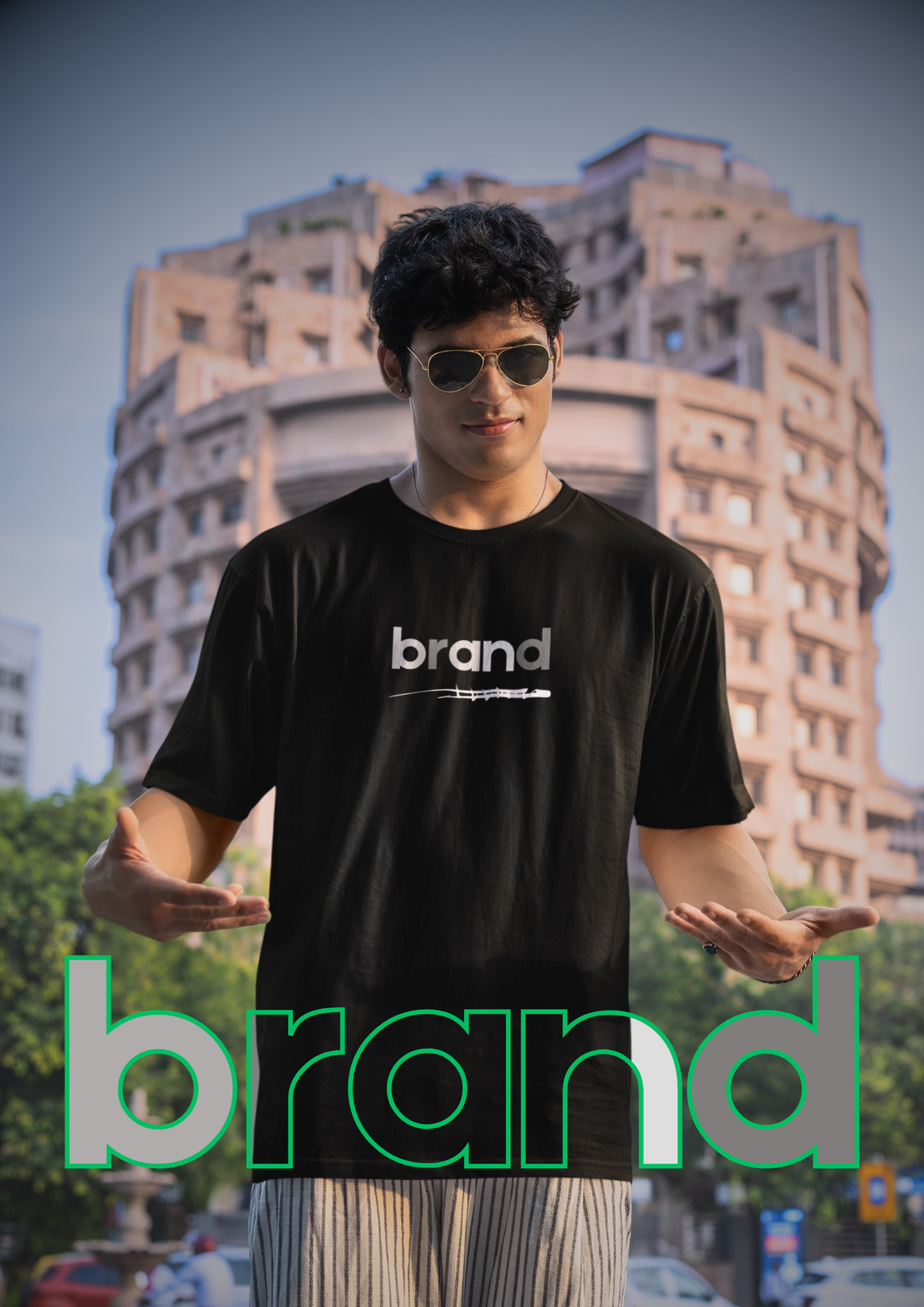 Everyday Essential Black Oversized Cotton T-Shirt: ChoosyPanda