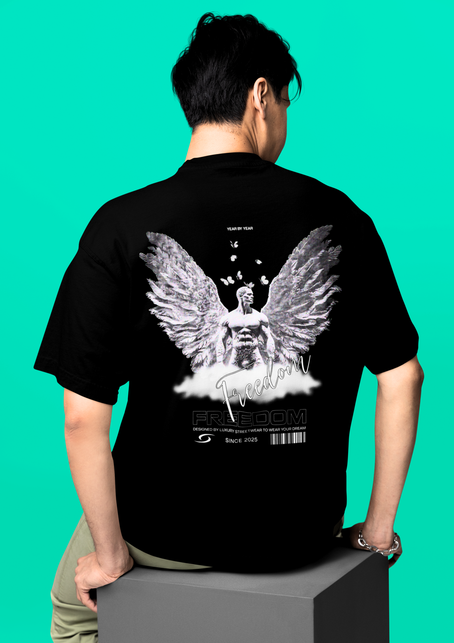 Freedom Angel Wings T-Shirt: Luxury Streetwear for 2025